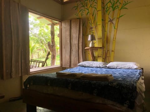 Comfortable double bedroom with stunning views. 