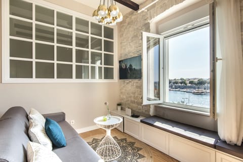 Deluxe Apartment, 1 King Bed with Sofa bed, Sea View | View from room