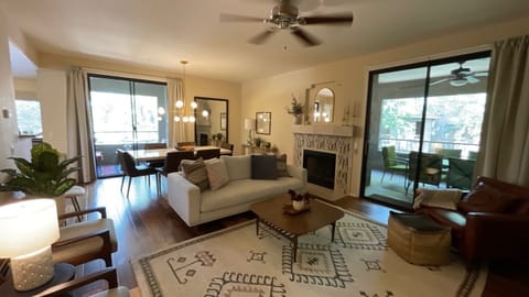 Comfort and style defines this space. 