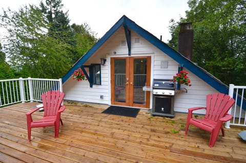 Large private deck with Gas BBQ for use.