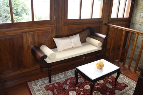 Romantic Double Room | Living area | TV