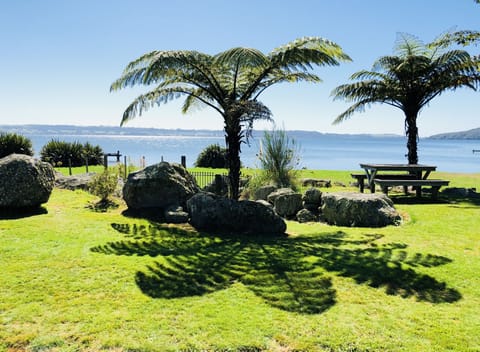 Private picnic area on the property