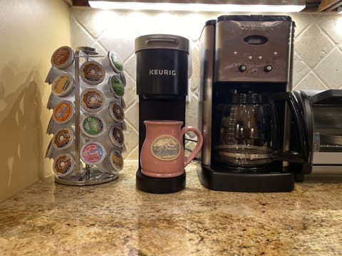 Bring your own coffee or brew ours! 