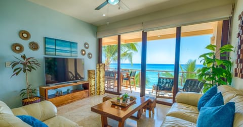 Living Area with Ocean Views