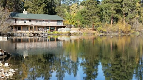 View of house from across our pond