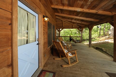 Exterior: Front Door and front porch
