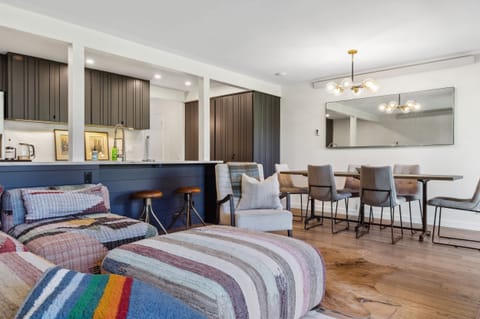 Living Room looking into Kitchen and Dining Area
