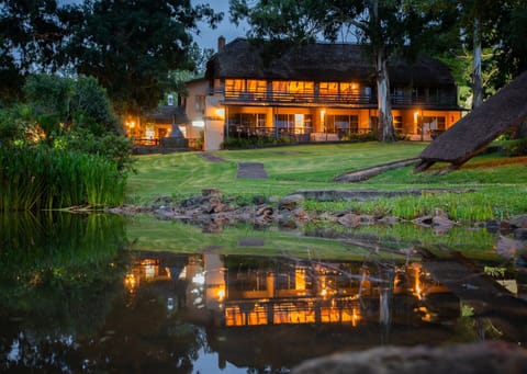 Front of property - evening/night