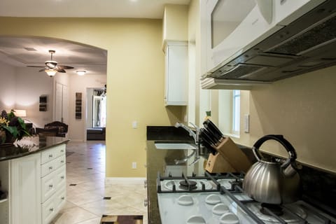 Great Knives and Gas Range Makes Meal Prep Easy