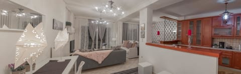 Luxury Apartment, 3 Bedrooms | Living area | Flat-screen TV, video-game console