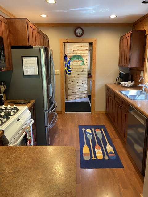 Kitchen with all the comforts of being home.