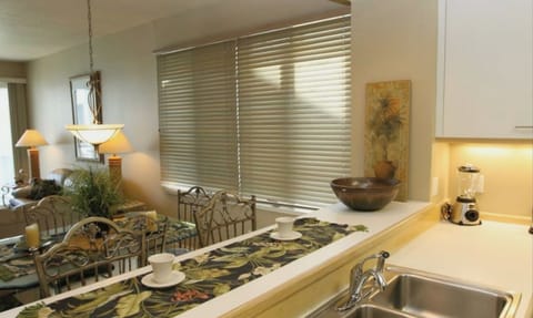 Great layout for enjoying a homemade meal.