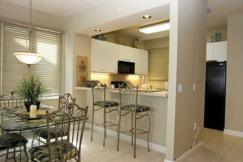 Kitchen and dining area