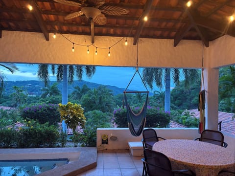 Mountain views from the patio