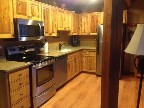 Fully stocked kitchen