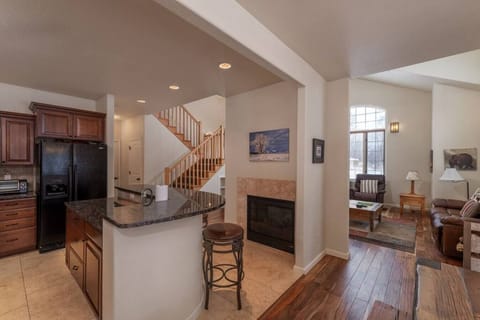 View of kitchen/living from dining room