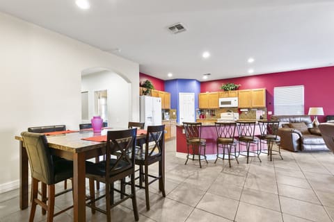 open concept --- dining room  /  kitchen  /  living room
