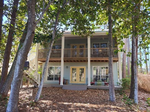 Rear View of Home - Showing Upper Screened Porch