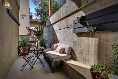 Cozy private patio.