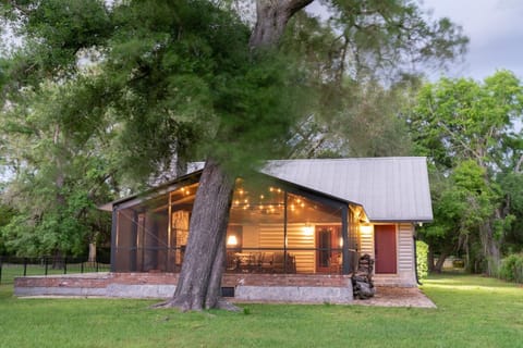 House from the beach side.