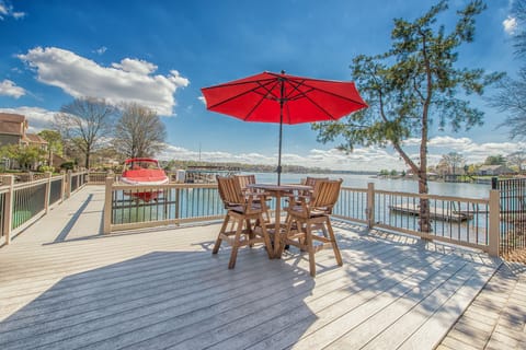 Beautiful view from the over the water dock