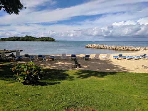The Beach is a minute walk from the front door. 