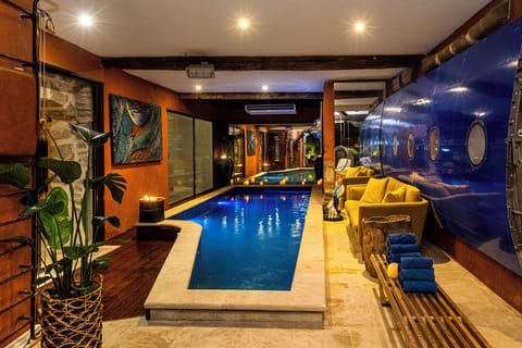 Hot tub, steam room, body treatments, deep-tissue massages