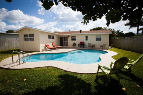 Private Pool in Backyard