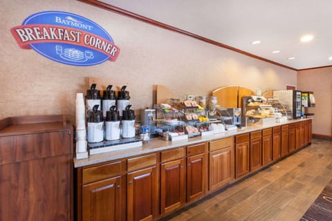 Free daily self-serve breakfast