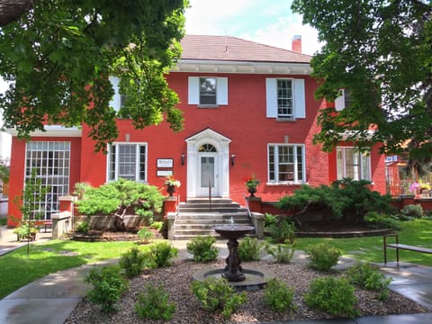 The front of our historic building.