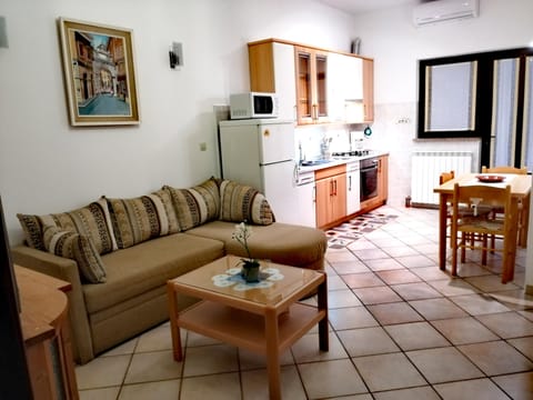 Apartment, 1 Bedroom, Non Smoking, Terrace | Living area | 70-cm flat-screen TV with satellite channels, TV