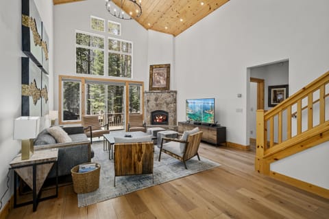 Living Room: Tahoe Donner Forest Hideaway