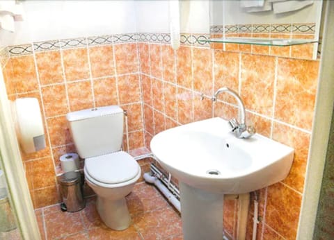 Single Room | Bathroom | Shower, free toiletries, hair dryer, towels