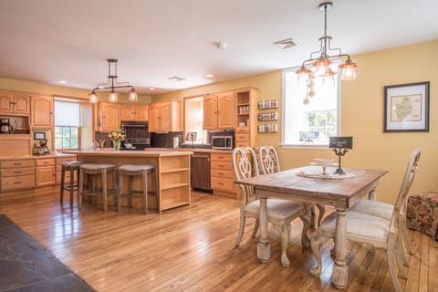 Kitchen and dining area