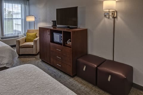 Room, 2 Queen Beds | Minibar, in-room safe, desk, laptop workspace