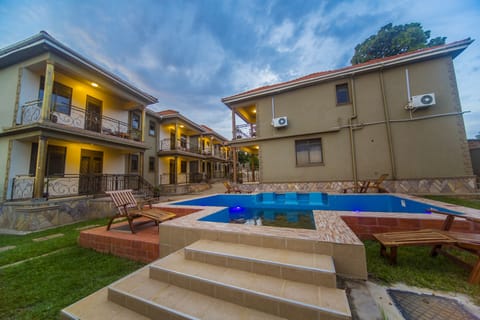 Front of property - evening/night