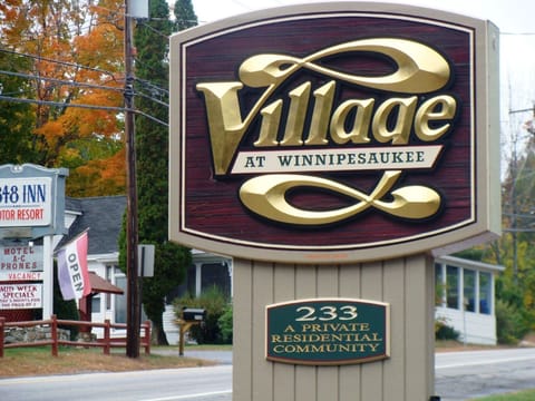Your view at the driveway into the property