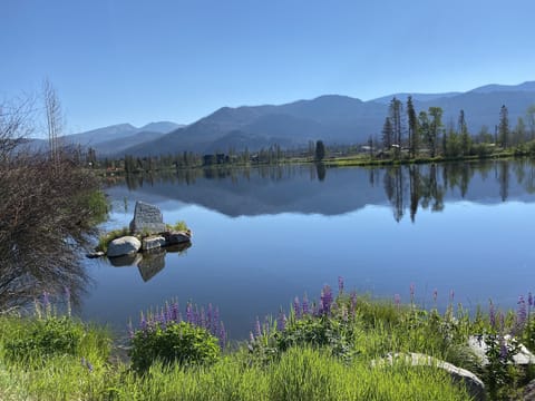 Sun Valley Lake, you can fish, paddleboat, paddle board, canoe or just enjoy.