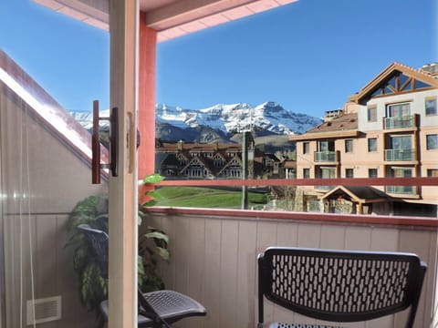 Private deck off primary bedroom with panoramic views
