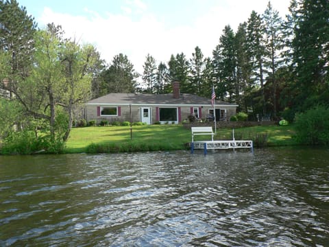 Lakeside view of Cabin