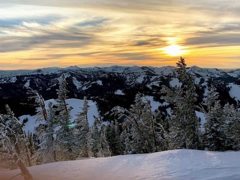 Snake River Range in Winter