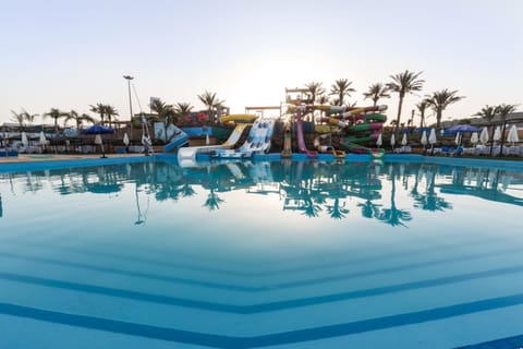 7 indoor pools, seasonal outdoor pool, pool umbrellas, sun loungers