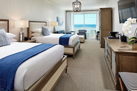 Premium Room, Multiple Beds, Oceanfront | Premium bedding, down comforters, pillowtop beds, in-room safe