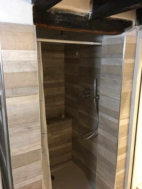 Comfort Double Room, Patio, Ground Floor | Bathroom shower