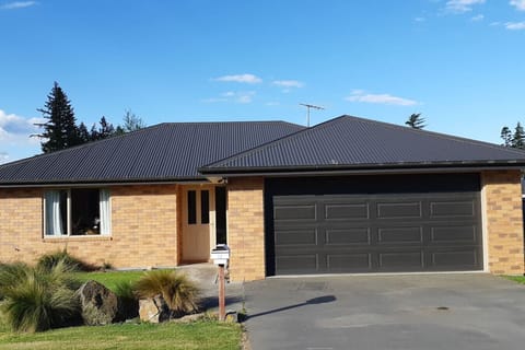Secure, attached double garage with internal access