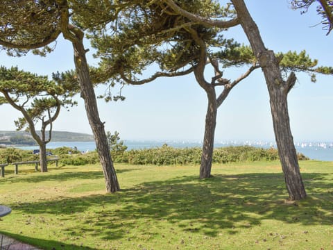 Garden area with Solent views | Needles and Winds, Freshwater