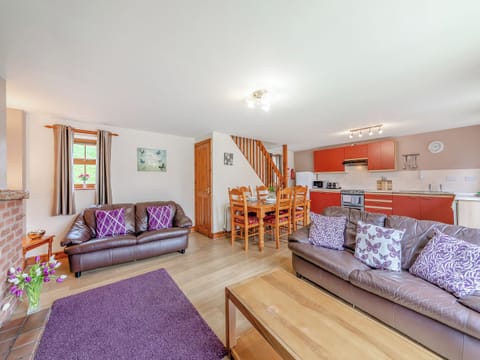 Open plan living space | The Cottage - Harbut Law Holiday Cottages, Alston