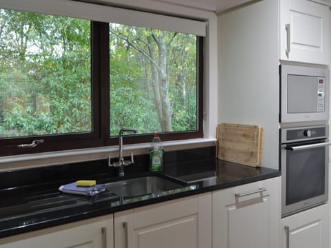 Kitchen area | Leafy Run - Otterburn Hall Lodges, Otterburn, near Bellingham
