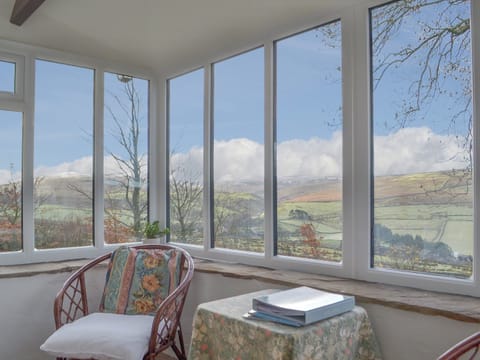 Airy conservatory with wonderful countryside views | High Windy Cottage, Garrigill, near Alston