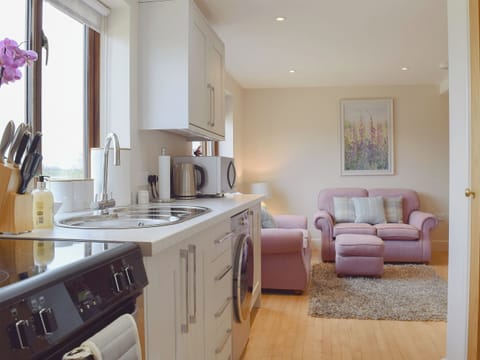 Comfortable open plan living space | The Lodge at Elmley Meadow, Elmley Castle, near Pershore